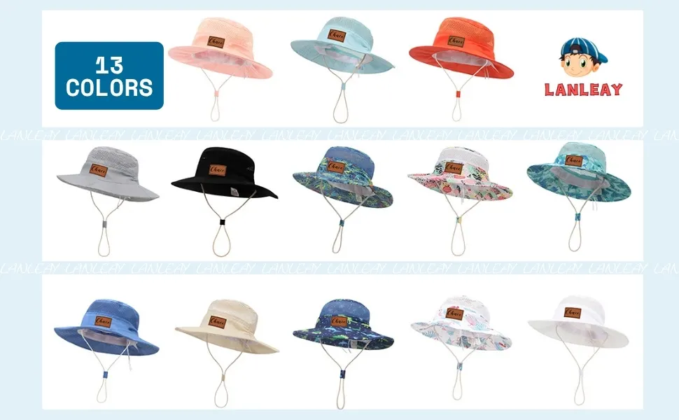 Custom Name Boys Girls Bucket Hat