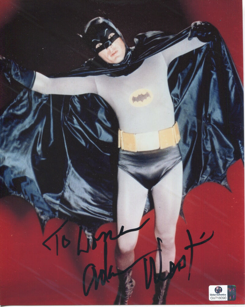 Adam West signed 8x10 GAI