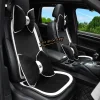 Car Used Black and White Plush Seat Cover Cushion 