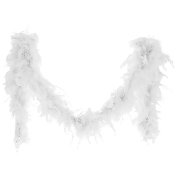 pornhint Pornhint Ouch! Seductive Feather Boa in White