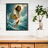 Jesus Saves-11CT Stamped Cross Stitch 40*50cm/15.75*19.69in tapestrymarket