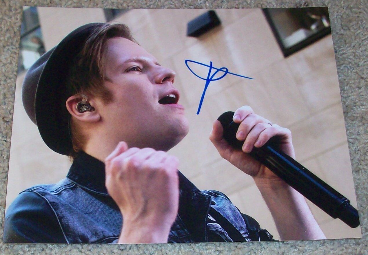 PATRICK STUMP SIGNED AUTOGRAPH FALL OUT BOY 8x10 Photo Poster painting B w/PROOF