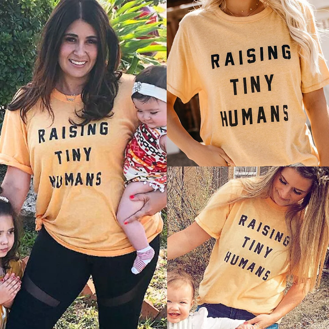 Raising Tinny Human Short Sleeves T-shirt