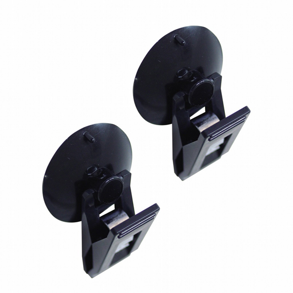 

Portable PVC Car Sucker Adhesive Ticket Photo Clip Visor Card Holder Black, 501 Original