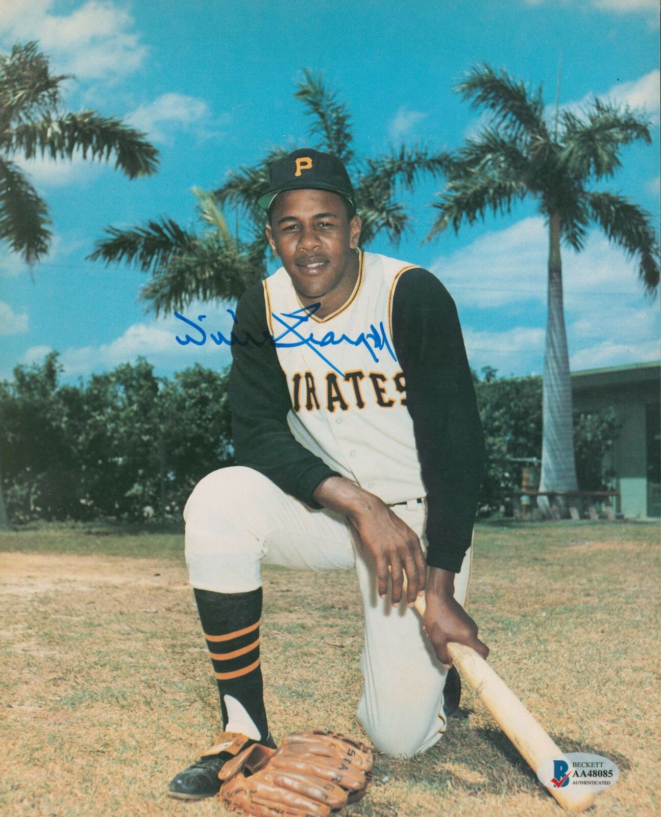 Pirates Willie Stargell Authentic Signed 8x10 Cardstock Photo Poster painting BAS #AA48085