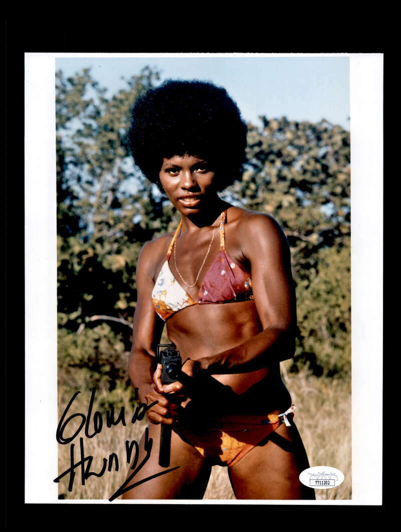 Gloria Hendry JSA Coa Signed 8x10 Photo Poster painting Autograph