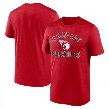 Men's Cleveland Guardians Red T-Shirt 62BT