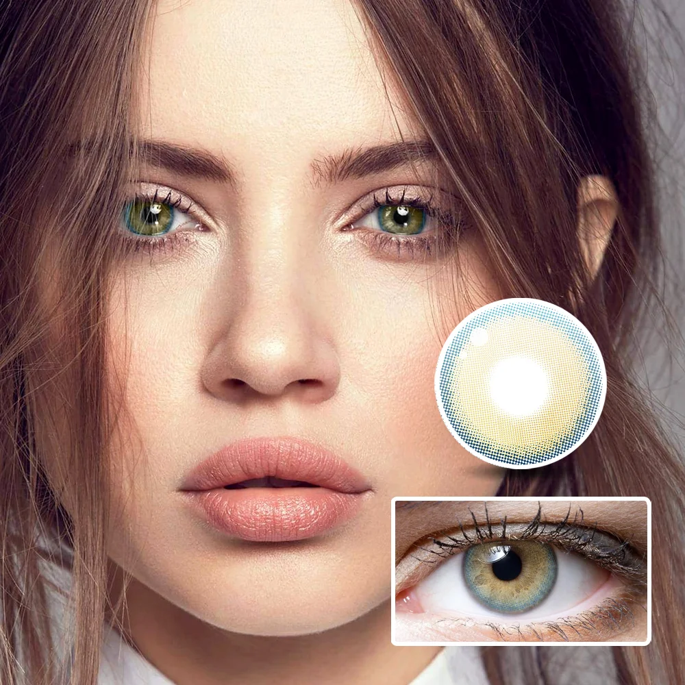 Golden Sunset Colored Contact Lenses