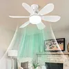 40w/200-2000lm Small Ceiling Fan with Lights with Remote Control Breeze Fan Light Three Color Temperature Options for Living Room Study & Household Use