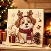 DIY Pearl Painting - Handmade Self - Adhesive Pearls - Chirstmas Puppy