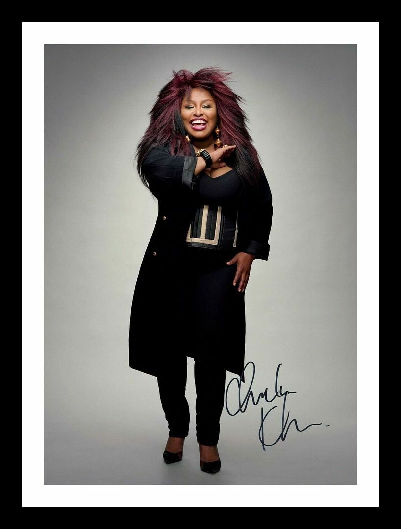 Chaka Khan Autograph Signed & Framed Photo Poster painting