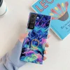 2022 Laser Marble Pattern Ring Holder Protective Cover For Samsung Galaxy