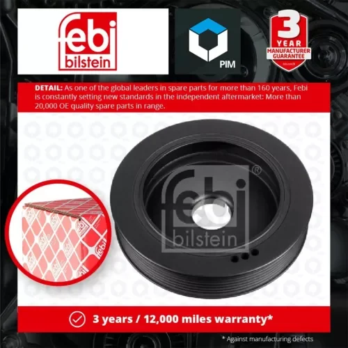 Crankshaft Pulley fits VAUXHALL VIVARO X83 2.5D 06 to 14 G9U630 Belt 009121102 Parts