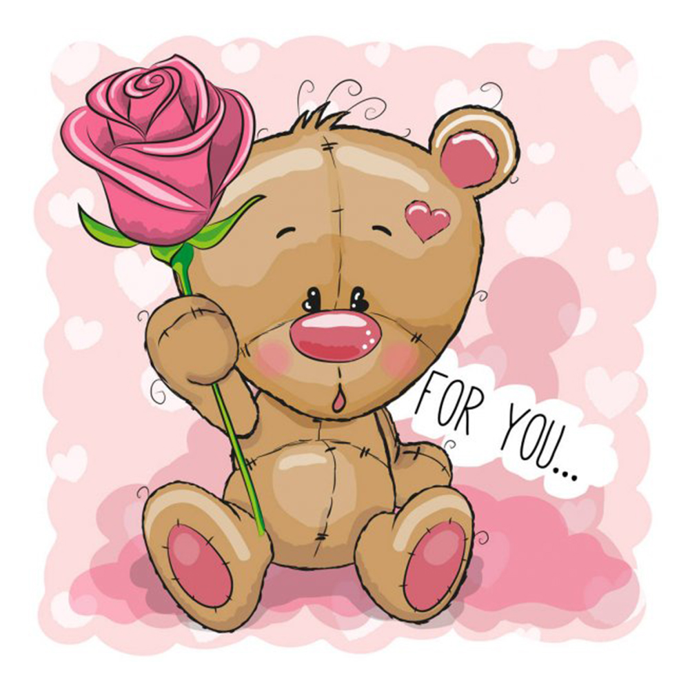 

Bear - Square Drill Diamond Painting - 40*40CM, 501 Original