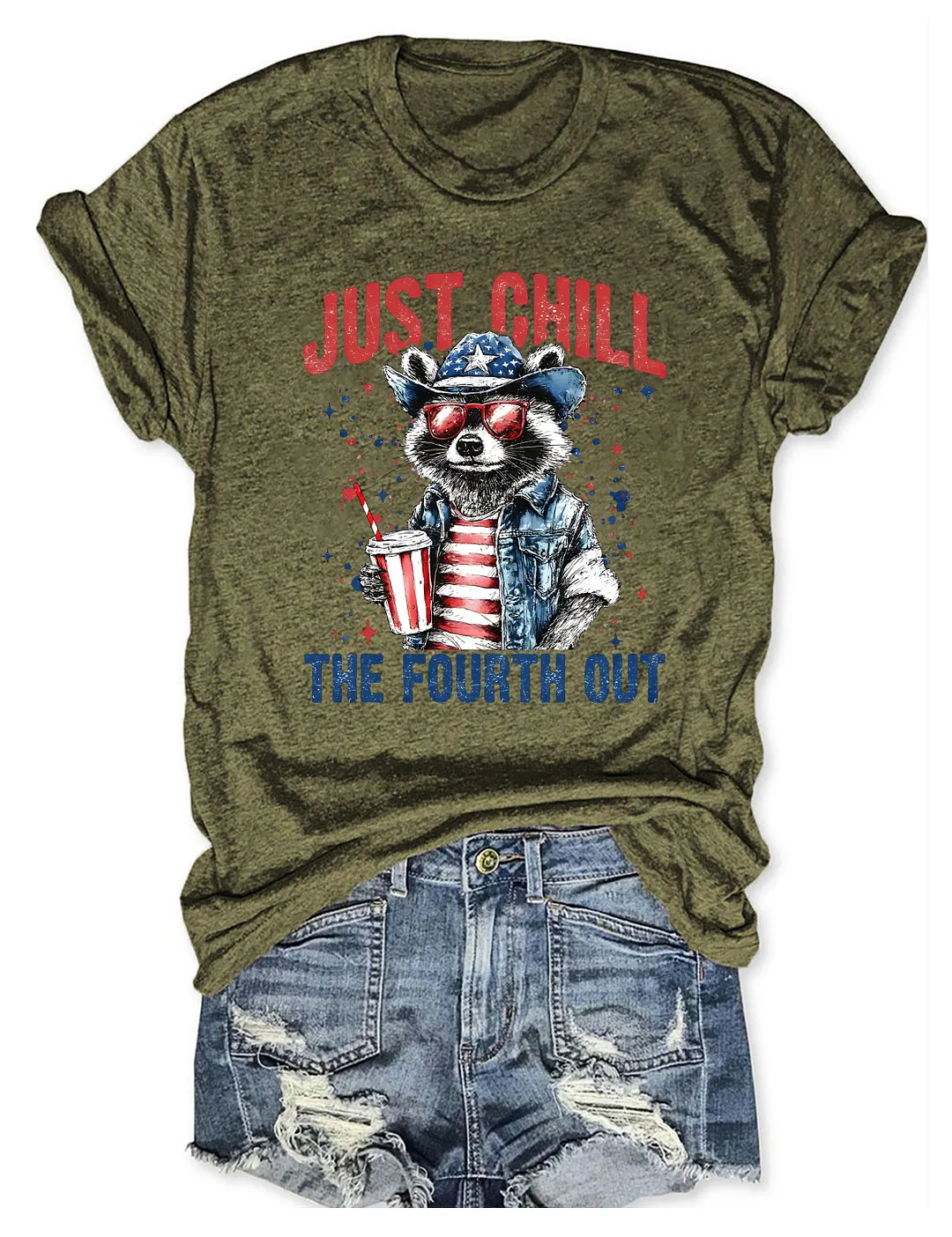 Just Chill The Fourth Out T-shirt