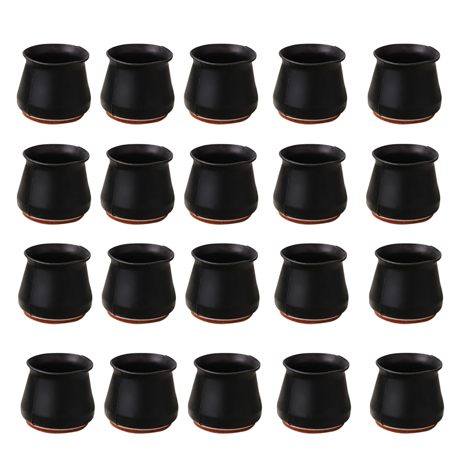 

24pcs Silicone Furniture Feet Protection Covers with Anti-Slip Felt Pads, 501 Original