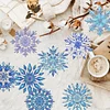 (US Local)8Pcs Wooden Snowflake Diamond Painting Coasters for Art Craft for Home Office