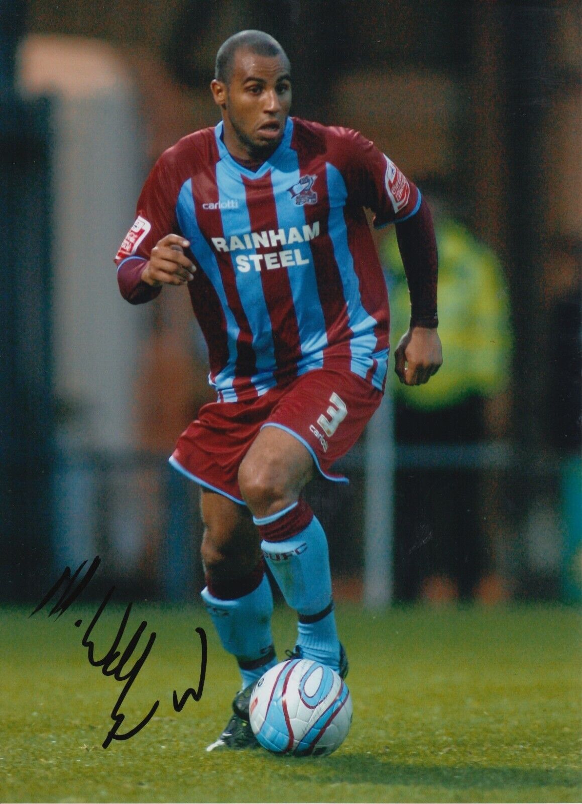 Marcus Williams Hand Signed 10x8 Photo Poster painting - Scunthorpe United Autograph 1.