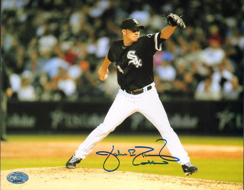 Jake Peavy Signed White Sox Baseball 8x10 Photo Poster painting PSA/DNA COA Picture Autograph 1