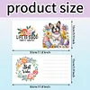 uk.everydayedeals 6Pcs DIY Diamond Painting Greeting Card - Easter Dogs
