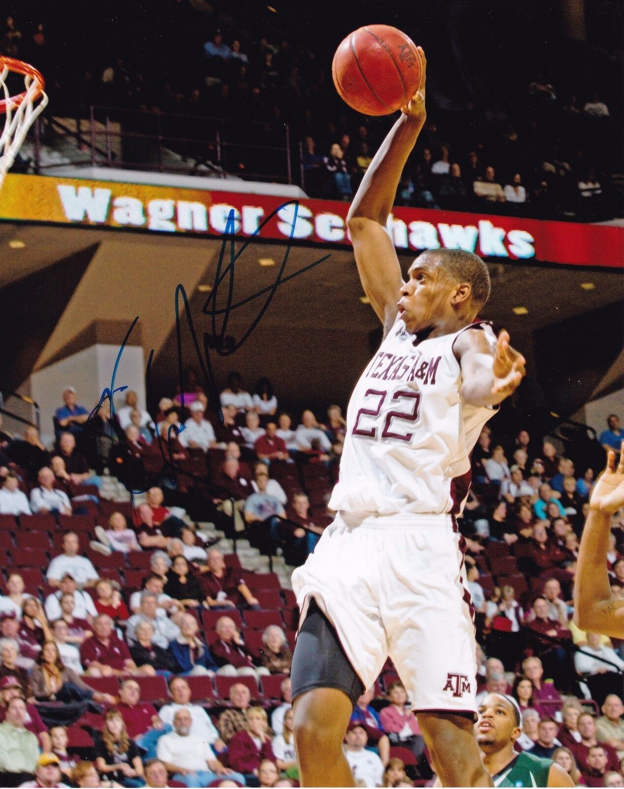 Khris Mddleton autographed 8x10 Texas A&M  Shipping