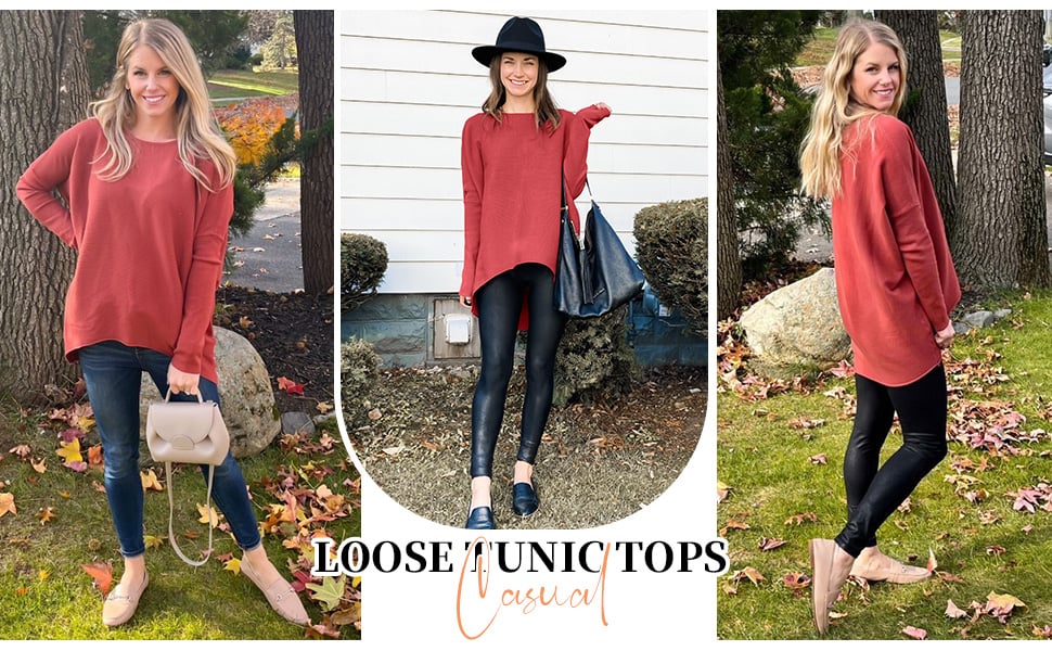 womens loose tunic