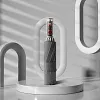Umbrella Mechanical Handle Safety Reflective Umbrella Black Glue Waterproof Sunscreen Reverse Umbrella Three Fold Business 10 Bone Sunny Umbrella