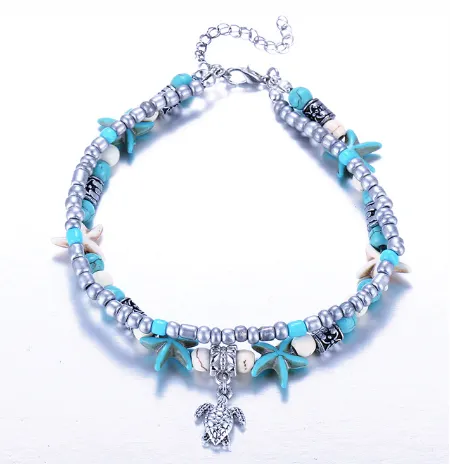 Boho Bliss Layered Anklets
