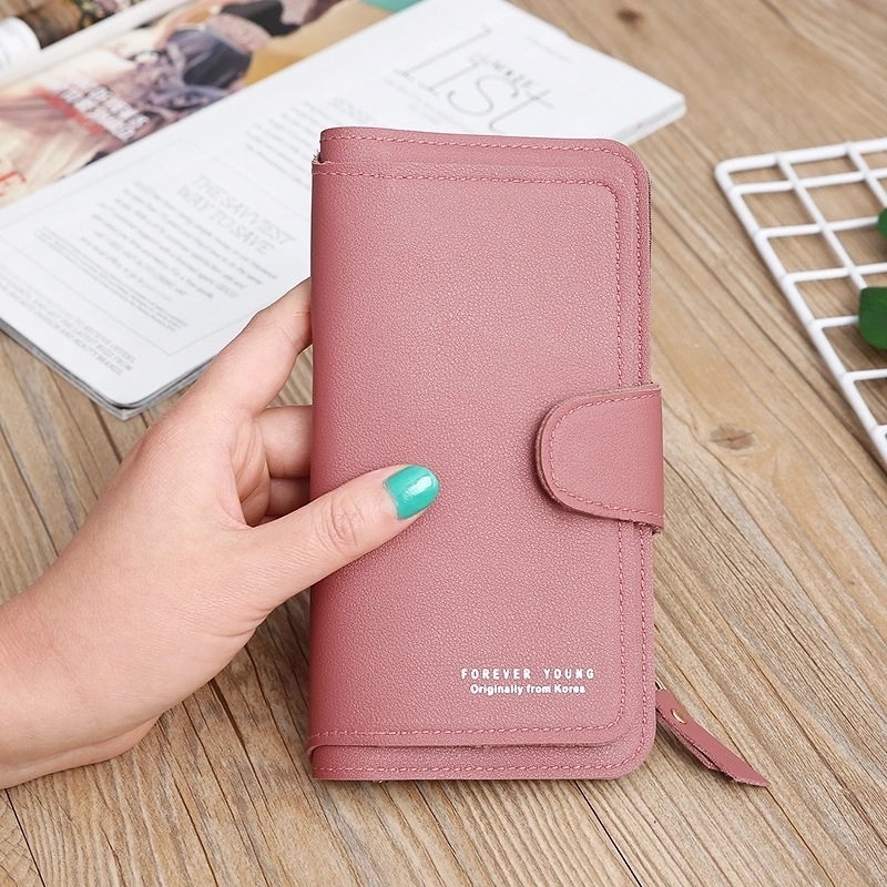 Women’s Wallet Tri-fold Clutch Bag Multi-function Card Bag Coin Bag Mobile Phone Bag