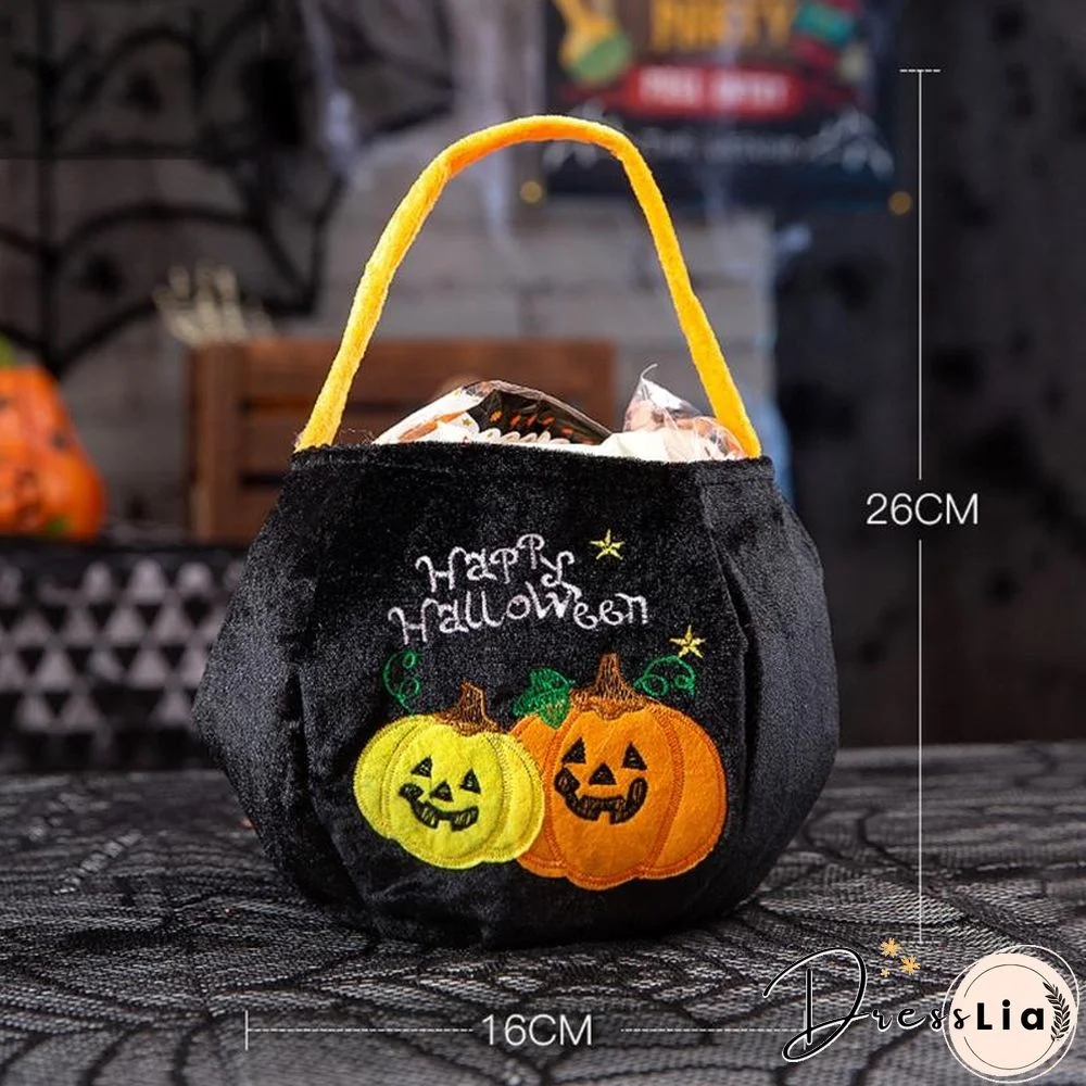 Halloween Candy Bag Gifts Bag Party Favors Storage Pouch Protable Handbag