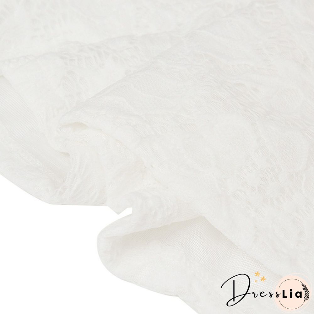 Women Playsuit Party Jumpsuit Romper Short Trousers Pants Clubwear Lace Sleeve