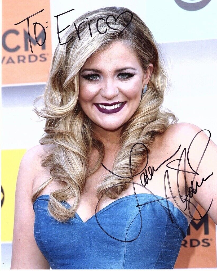 TO ERIC - Lauren Alaina Signed - Autographed Country Music Singer 8x10 Photo Poster painting