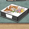 Katzenblume - 5d DIY Basteln Memo Box