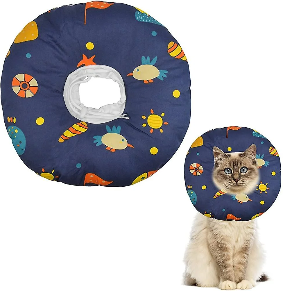 Pet Cone Collar Cat Recovery Collar Pet Protective Collar Adjustable Pet E Collar Soft