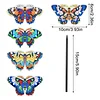 5pcs DIY Handmade Creative Mandala Pattern Wooden + PU Leather Daily Wear Hair Accessories Hair Clips Diamond Painting Artwork Kits