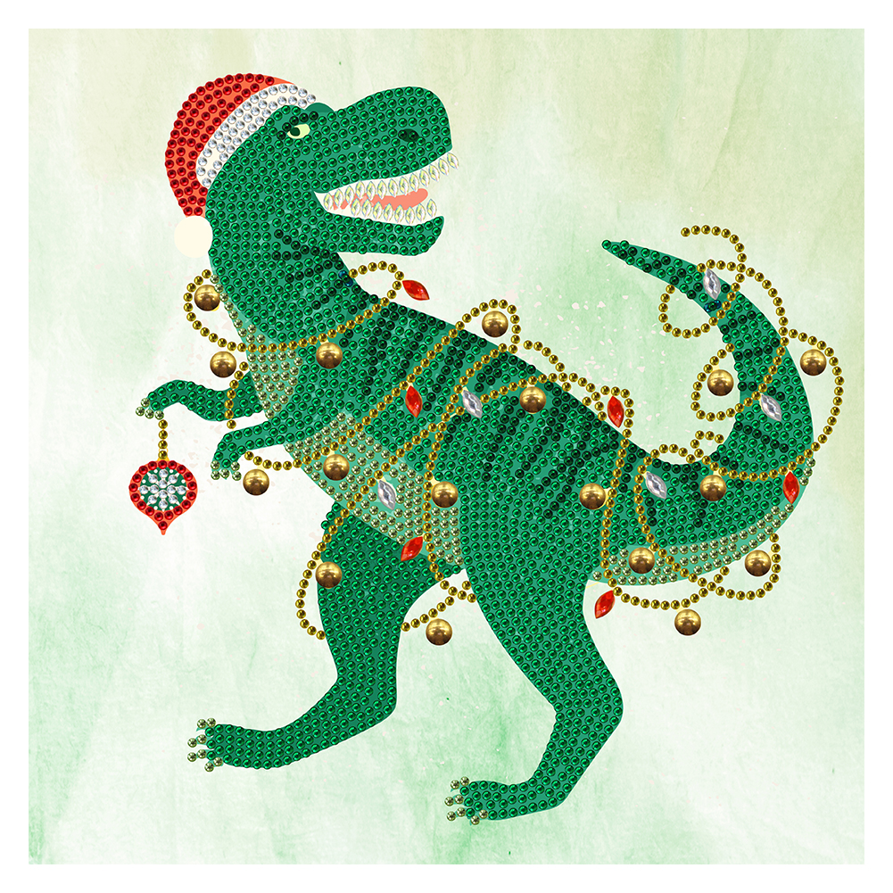 

30*30CM - Special Shaped Diamond Painting - Dinosaur, 501 Original