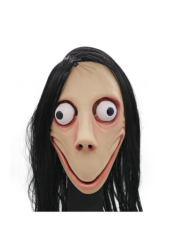 Long Hair Creepy Momo Mask-elleschic