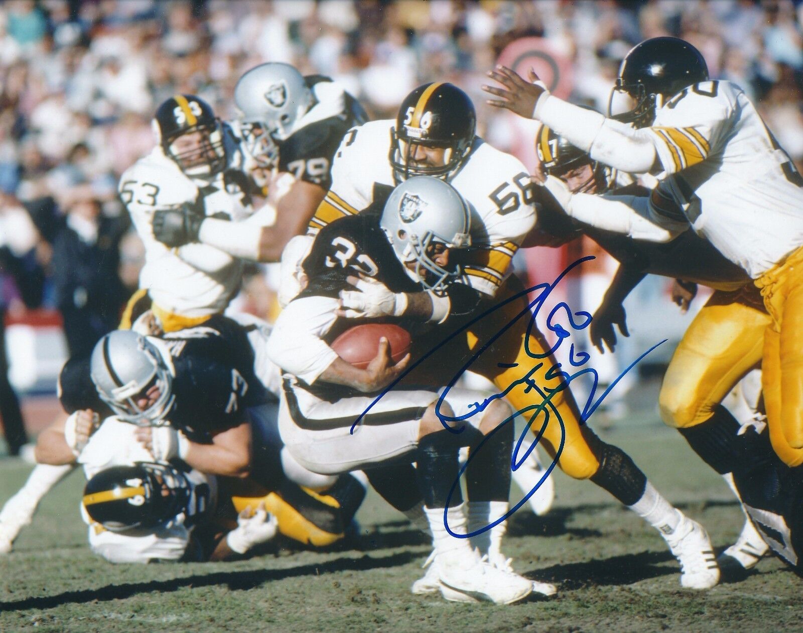 Signed 8x10 ROBIN COLE PITTSBURGH STEELERS Autographed Photo Poster painting - w/COA