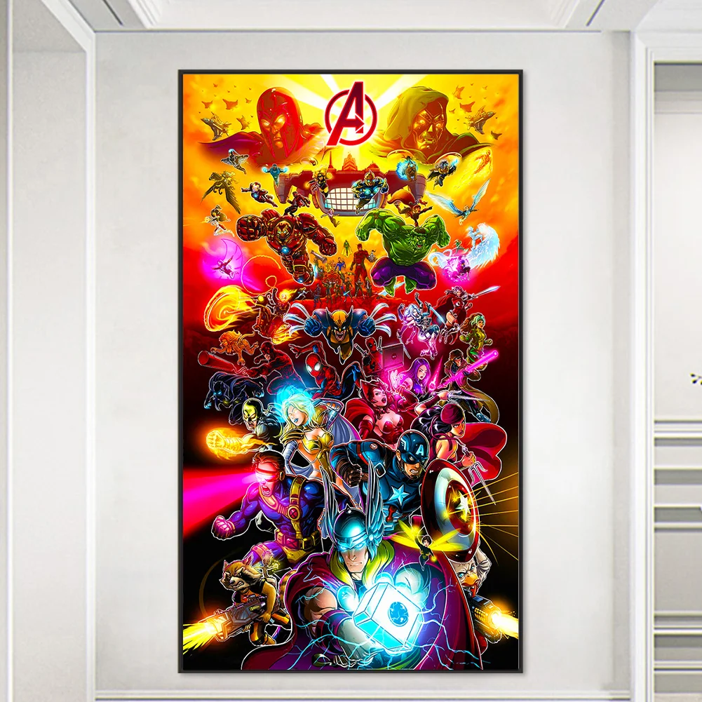 Diamond Painting - Full Round Drill - Marvel(Canvas|40*70cm)