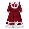 Kid Girl Party Lolita Princess Elegant Christmas Dress