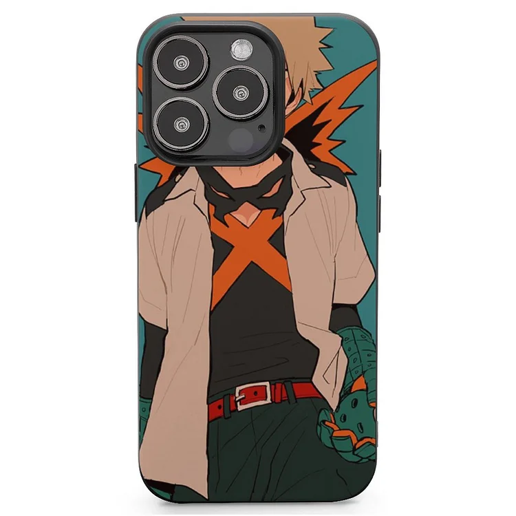 Katsuki Bakugou Anime My Hero Academia Phone Case Mobile Phone Shell IPhone 13 and iPhone14 Pro Max and IPhone 15 Plus Case - Heather Prints Shirts