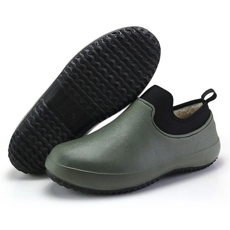 Sale\UK6/40-Blue\ Slip-on Waterproof Orthopedic Shoes Rubber Winter Boots For Men shopify Stunahome.com