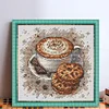 Coffee Cookies-14CT Stamped Cross Stitch Egyptian Cotton 23*23cm/9.06*9.06in tapestrymarket