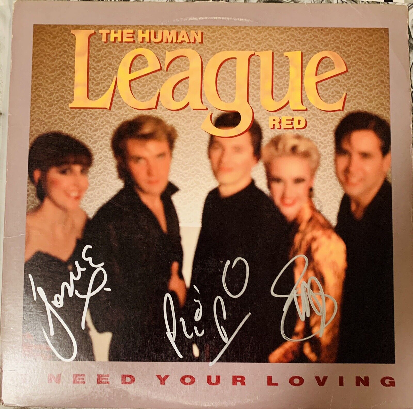 Human League Signed Vinyl Record Lp Auto