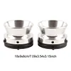 1 Pair Reel To Reel Tape Nab Hub Adapter Polished Aluminum Alloy 10 Inch Opener