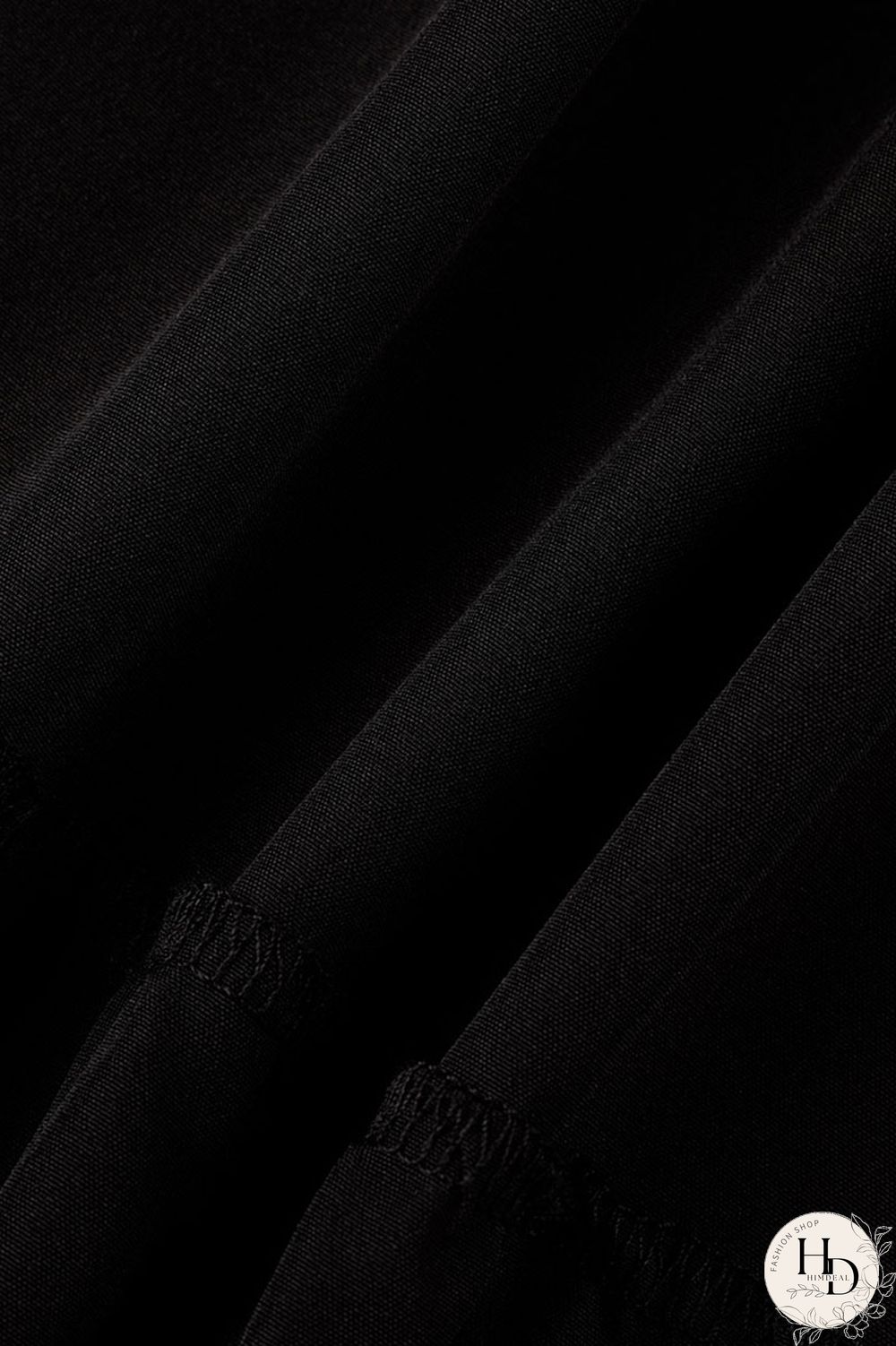 Black Casual Solid Patchwork Buckle Turndown Collar A Line Dresses