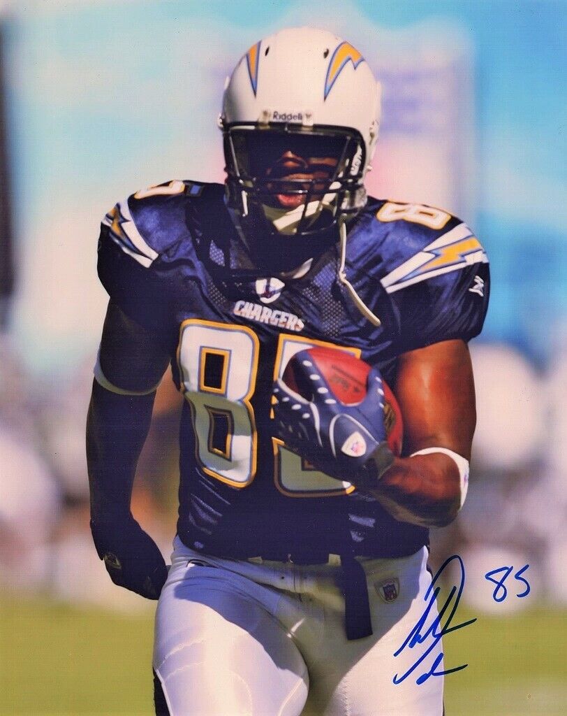 Antonio Gates Signed - Autographed San Diego Chargers 8x10 inch Photo Poster painting + RDM COA