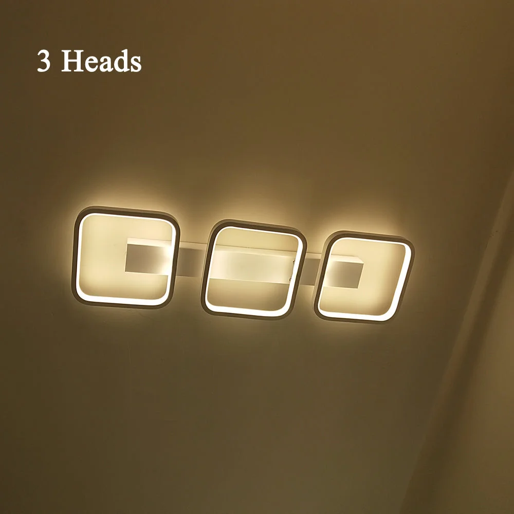 Led Ceiling Light Modern Lamp Living Room Lighting Fixture Bedroom Kitchen Surface Mount Flush Panel  3 Head