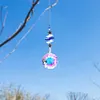 Crystal Bauhinia Gourd Pendant Drop Home Garden Car Decor (A)