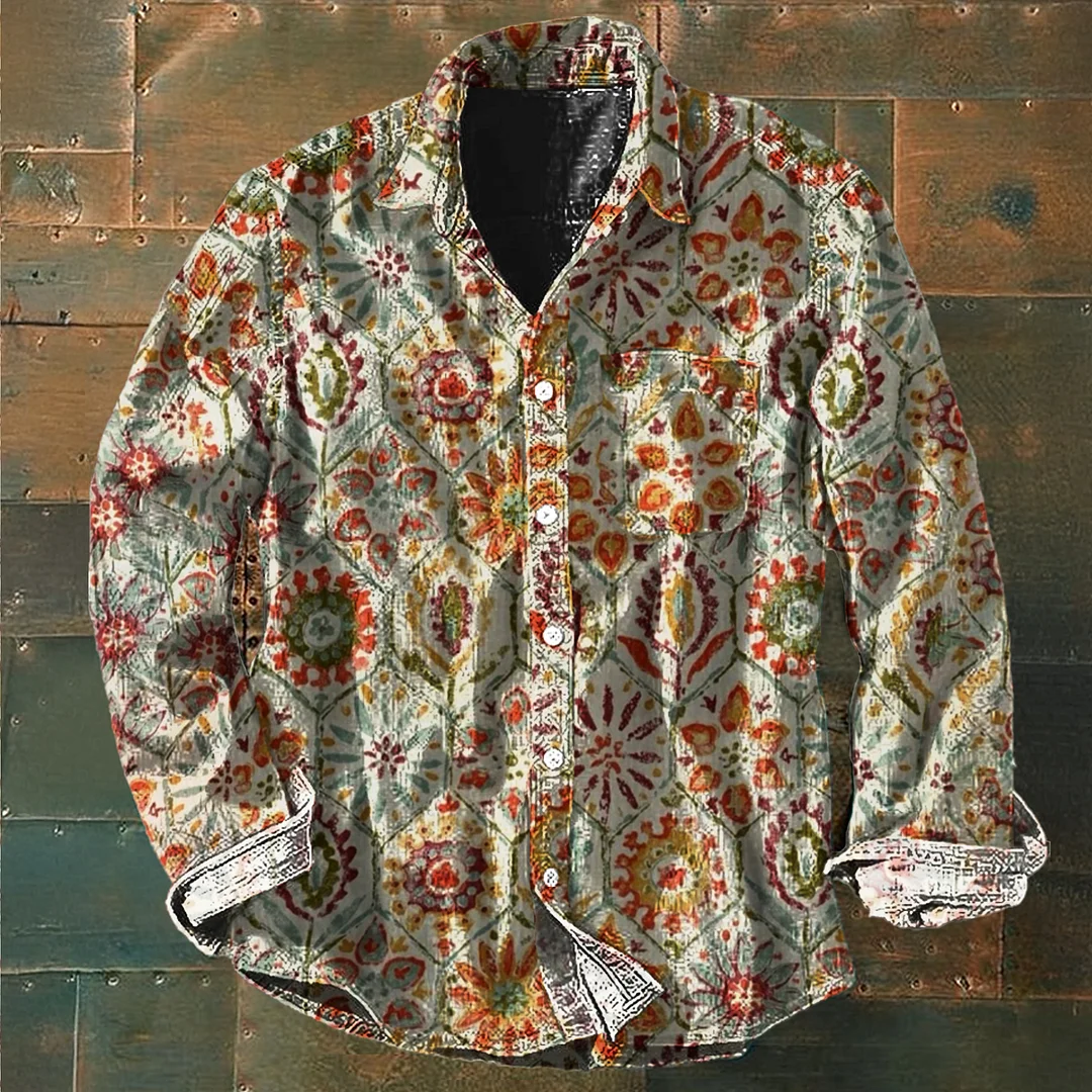 Abstract Expressionism Color Splash Casual Shirt